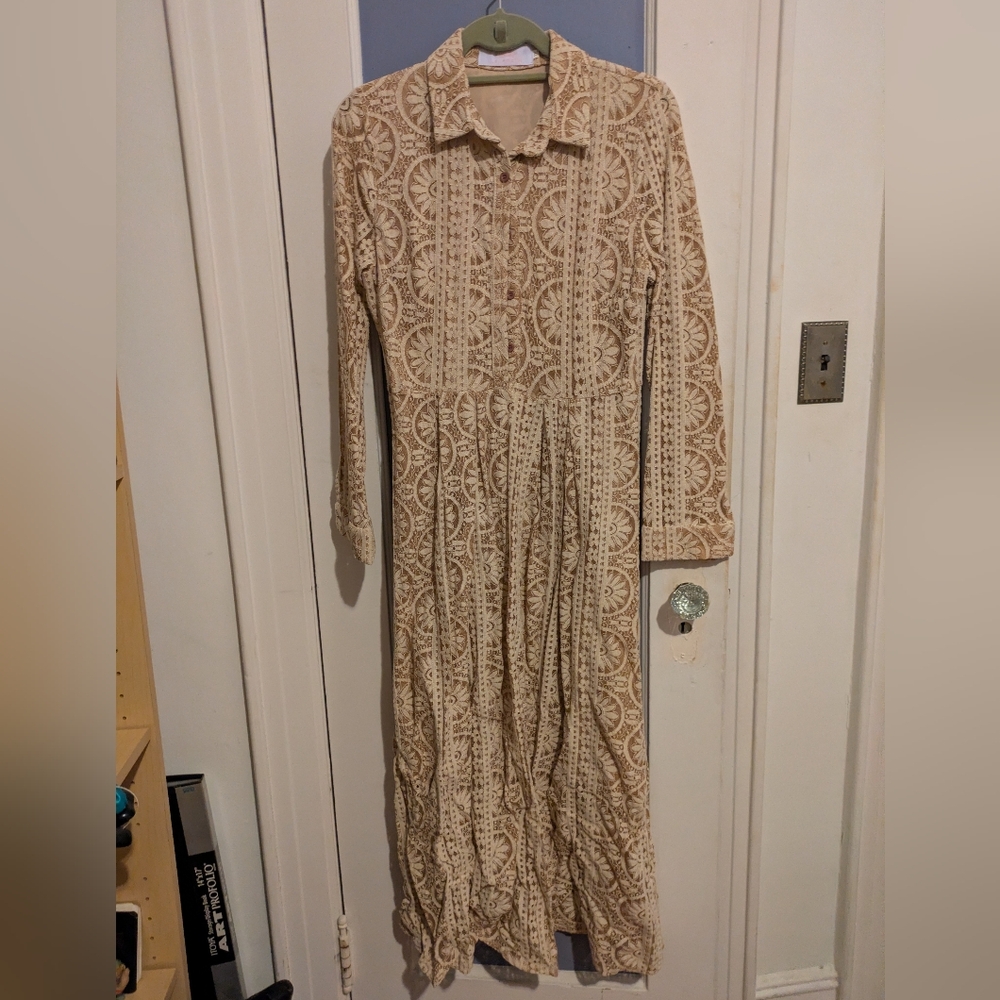 Elegant Lace Long Sleeve Dress